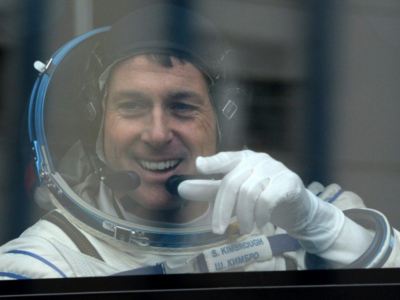 L'Américain Shane Kimbrough, 50 ans, commandant de l'équipage  avant son départ pour l'ISS le 19 octobre 2016, à Baïkonour - Vasily MAXIMOV [AFP/Archives]