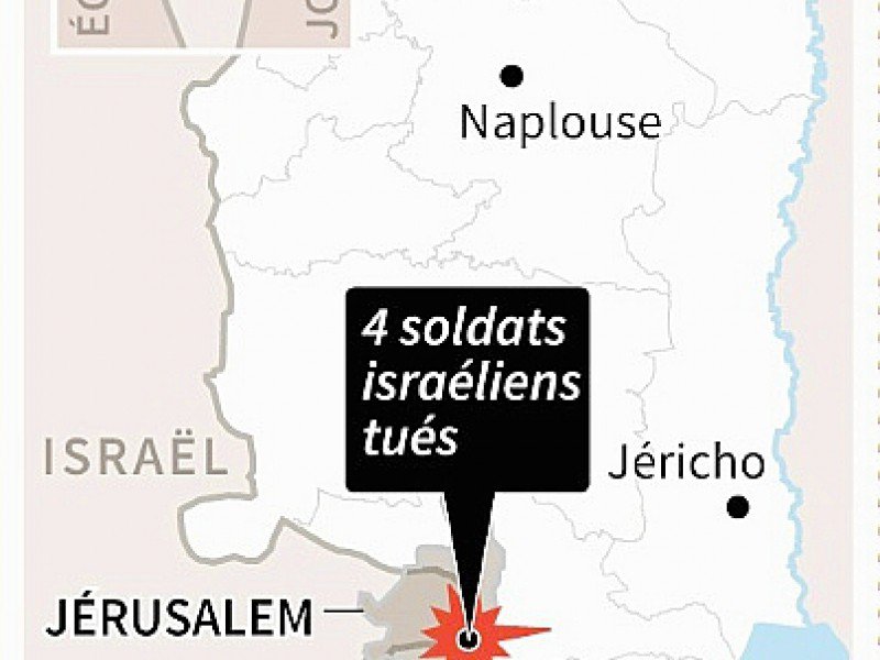 Soldats israéliens tués dans une attaque au camion - Jonathan JACOBSEN [AFP]