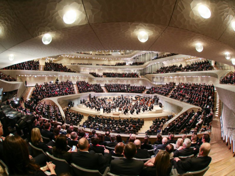 Concert inaugural à la Philharmonie de Hambourg, le 11 janvier 2017 - Christian Charisius [POOL/AFP]