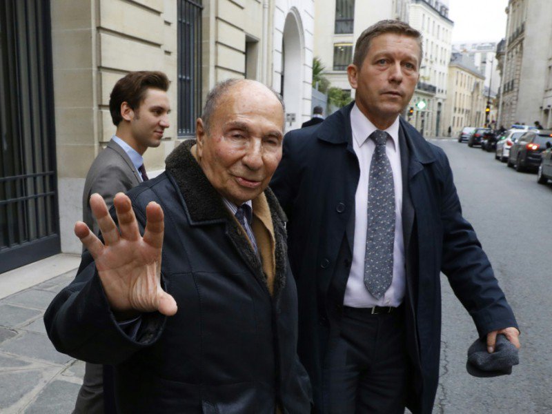Serge Dassault le 22 novembre 2016 à Paris - Patrick KOVARIK [AFP/Archives]