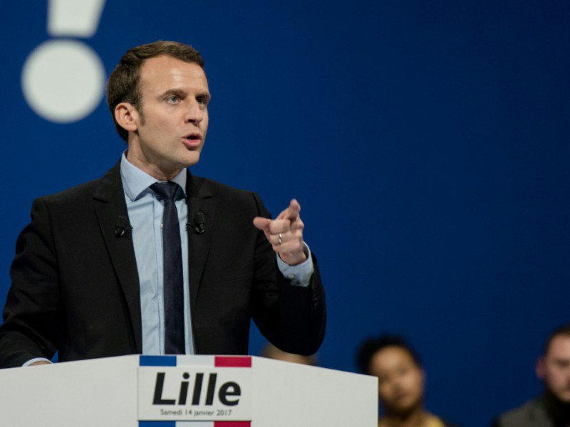 Emmanuel Macron, le 14 janvier 2017 à Lille - DENIS CHARLET [AFP]