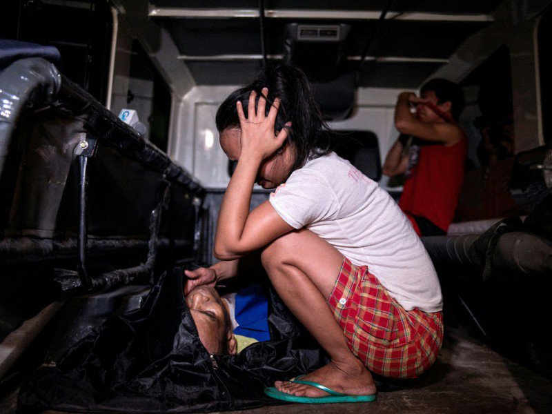 Le corps d'un trafiquant de drogue présumé tué à Manille, aux Philippines, le 4 janvier 2017 - NOEL CELIS [AFP]