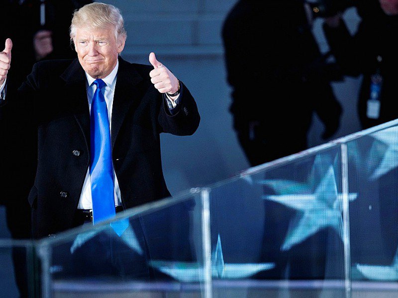 Donald Trump au Lincoln Memorial le 19 janvier 2017 à Washington - Brendan Smialowski [AFP]