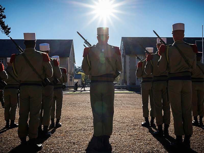 Dans un camp de la Légion étrangère, le 21 octobre 2016 à La Cavalerie, sur le plateau du Larzac - LIONEL BONAVENTURE [AFP/Archives]