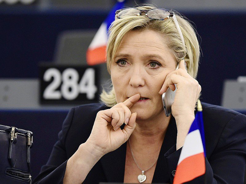 Marine Le Pen au Parlement européen, le 17 janvier 2017 à Strasbourg - FREDERICK FLORIN [AFP/Archives]