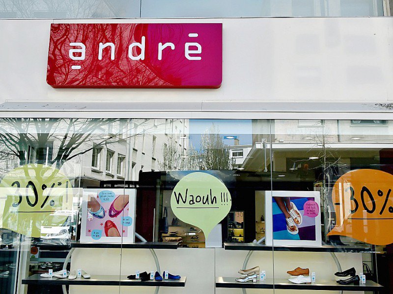 Un magasin André du groupe Vivarte, le 7 avril 2015 à Nantes - GEORGES GOBET [AFP/Archives]