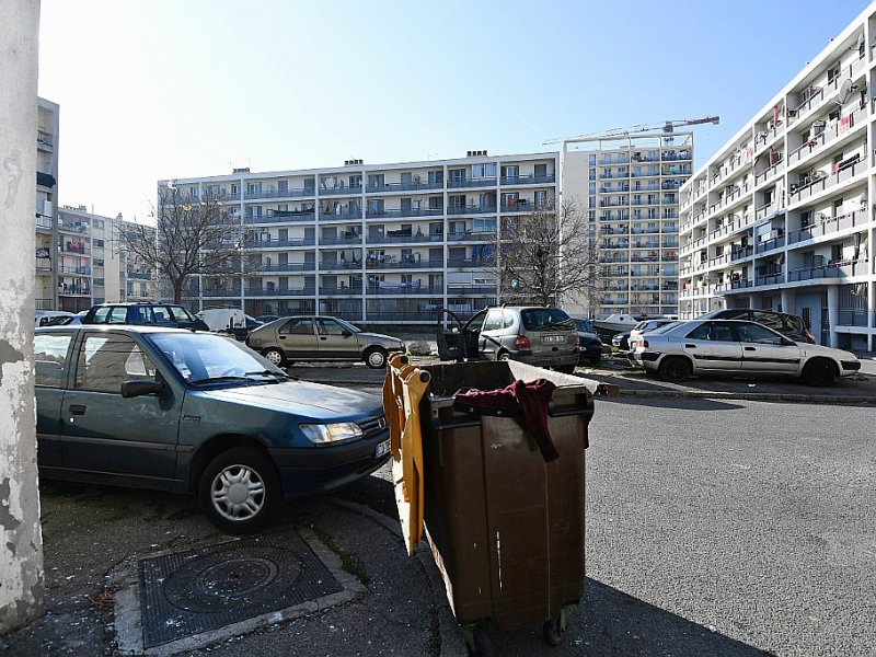 Le 3ème arrondissement de la cité phocéenne, quartier le plus pauvre de France, le 24 janvier 2017 à Marseille - ANNE-CHRISTINE POUJOULAT [AFP]