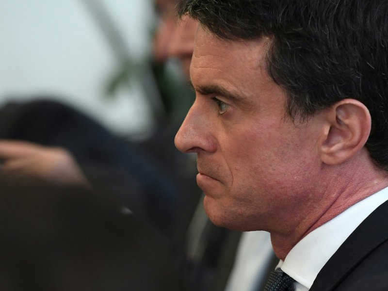 Manuel Valls : "Je ne pourrai pas défendre son programme, mais je serai loyal parce qu'il y a des règles pour la primaire, je m'effacerai" - Frederick FLORIN [AFP]