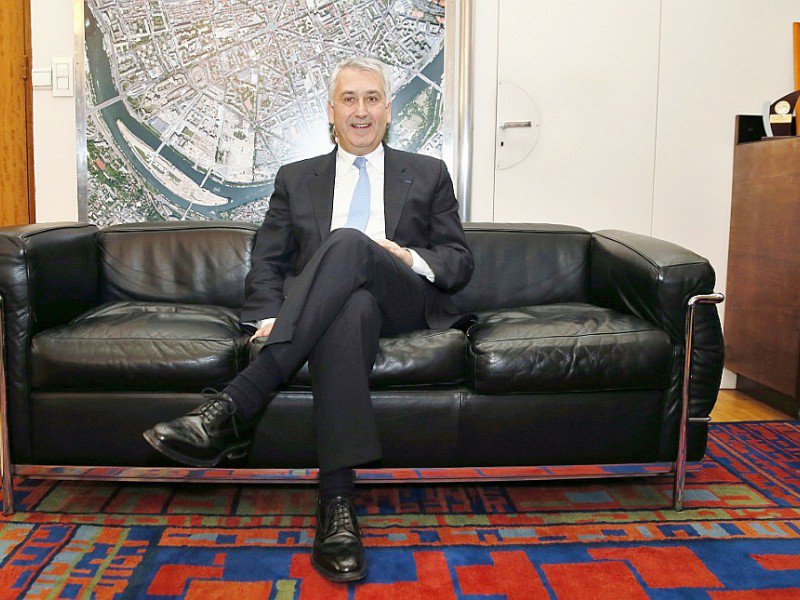Le maire LR de Boulogne-Billancourt, Pierre-Christophe Baguet le 26 novembre 2016 - PATRICK KOVARIK [AFP/Archives]