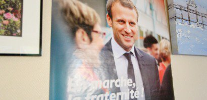 Début février 2017, le mouvement En Marche ! d'Emmanuel Macron compte 1 600 adhérents dans le Calvados. - Margaux Rousset