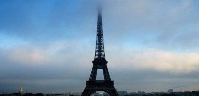 Vue sur la Tour Eiffel à Paris, le 2 janvier 2017 - OLIVIER MORIN [AFP]