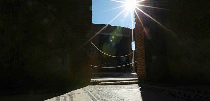 Des mosaïques à Pompéi, près de Naples, en Italie, le 16 novembre 2016 - CARLO HERMANN [AFP]