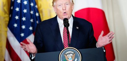 Le président américain Donald Trump à Washington, le 10 février 2017 - Brendan Smialowski [AFP]