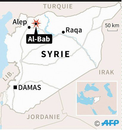 Syrie: la ville d'Al-Bab - Thomas SAINT-CRICQ [AFP]