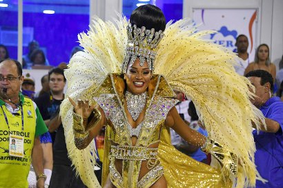 Défilé de l'école de  Unidos da Tijuca le 28 février 2017 au carnaval de Rio - Vanderlei ALMEIDA [AFP]
