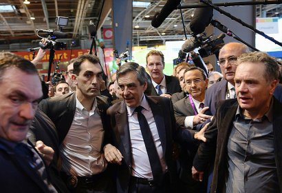 François Fillon en visite au Salon de l'agriculture le 1er mars 2017 à Paris - Christophe ARCHAMBAULT [AFP]