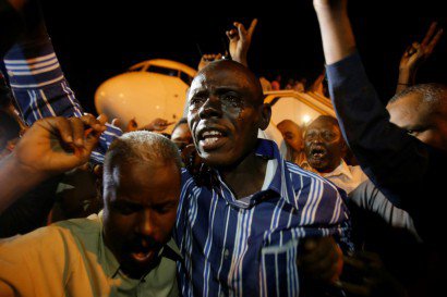 Un prisonnier de guerre soudanais libéré, le 5 mars 2017 à Khartoum - ASHRAF SHAZLY [AFP]