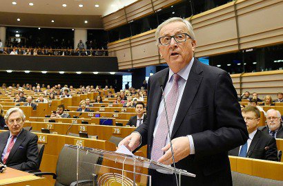 Le président de la  Commission européenne  Jean-Claude Juncker le 1er mars 2017 à Bruxelles - JOHN THYS [AFP/Archives]