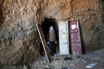 "Tous les jours, dans les tunnels, il y a de nouveaux effondrements", explique Layla Salih, responsable des Antiquités dans la province de Ninive (nord). - ARIS MESSINIS [AFP]
