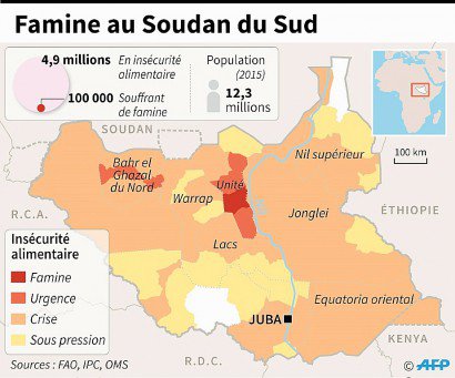Famine au Soudan du Sud - Jean Michel CORNU, Vincent LEFAI [AFP]