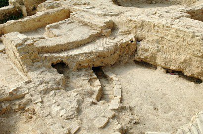 2.000 ans d'histoires révélés à Alger, grâce à la plus importante découverte archéologique d'Algérie due à des sondages exploratoires sur le tracé du métro - STRINGER [AFP/Archives]