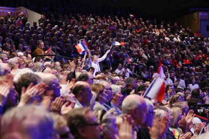 5 000 personnes ont répondu au rendez-vous de François Fillon à Caen. - Maxence Gorréguès