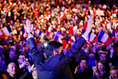 François Fillon en meeting le 16 mars 2017 à Caen - CHARLY TRIBALLEAU [AFP]