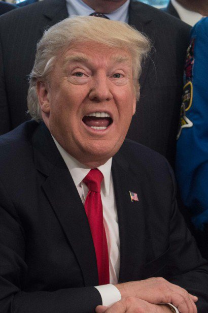 Le président Trump dans le bureau ovale de la Maison Blanche, le 21 mars 2017 à Washington - NICHOLAS KAMM [AFP]