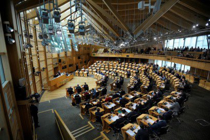 Vue générale du parlement écossais le 21 mars 2017 à Edimburg - Andy Buchanan [AFP]