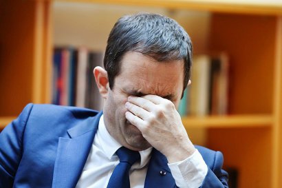 Benoît Hamon le 22 mars 2017 à Paris - ALAIN JOCARD [AFP/Archives]