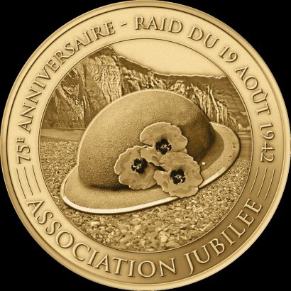 Monnaie de Paris pour le 75e anniversaire du raid du 19 août 1942 à Dieppe - Monnaie de Paris