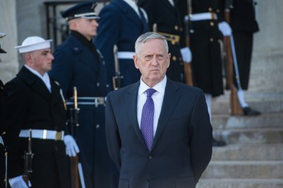 Le ministre de la Défense Jim Mattis, ici le 16 mars 2017 à Washington, a toute lattitude pour mener des opérations militaires contre les jihadistes - NICHOLAS KAMM [AFP/Archives]