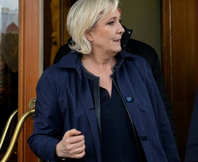 Marine Le Pen a refusé le 10 mars de répondre à une convocation judiciaire pendant la campagne, invoquant son immuté parlementaire, ici le 24 mars 2017 à Moscou - Kirill KUDRYAVTSEV [AFP]