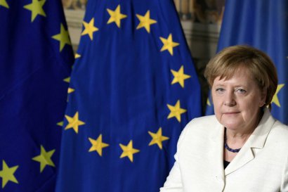 La chancelière allemande Angela Merkel, le 25 mars 2017 à Rome - Tiziana FABI [AFP]