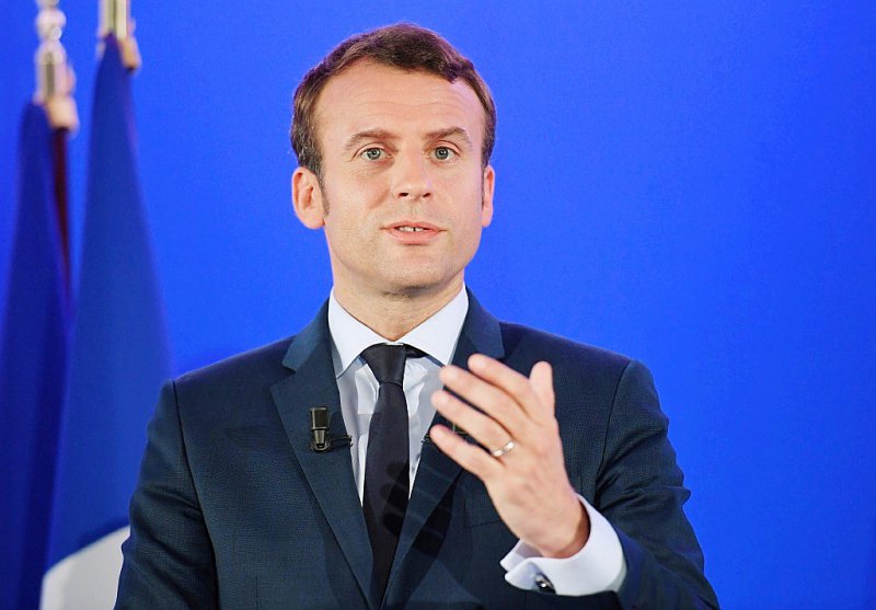 Emmanuel Macron à Paris le 28 mars 2017 - Eric FEFERBERG [AFP/Archives]
