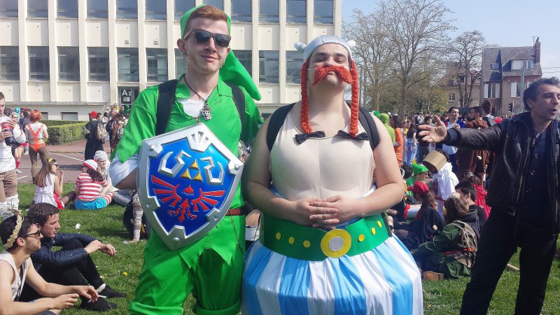 Obelix ne pouvait pas manquer la fête. Carnaval étudiant de Caen 2017. - Margaux ROUSSET
