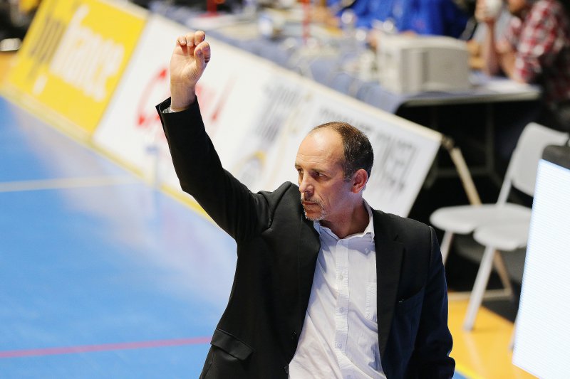 Hervé Coudray, le coach du Caen Basket Calvados, veut poursuivre la bonne série actuelle de son équipe à Saint-Vallier. - AC