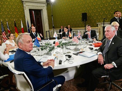 Les ministères des Affaires étrangères du G7, en Italie, le 11 avril 2017 - Vincenzo PINTO [AFP]