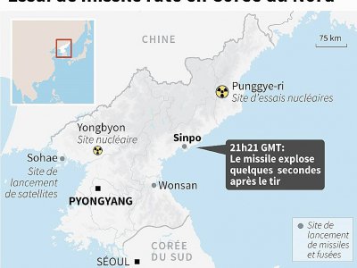 Essai de missile raté en Corée du Nord - Laurence CHU, John SAEKI [AFP]