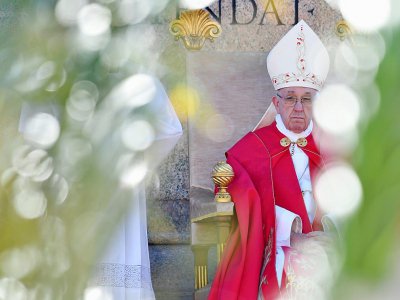 Le pape François, le 9 avril 2017 au Vatican - Alberto PIZZOLI [AFP/Archives]