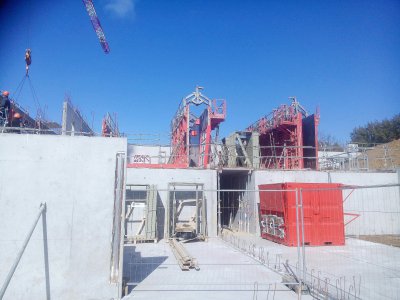 chantier de l'Ehpad de Dollemard au Havre le 27 avril 2017 - Gilles Anthoine