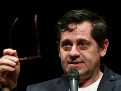 Le directeur du festival d'Avignon Olivier Py, le 22 mars 2017 à Avignon - BORIS HORVAT [AFP/Archives]