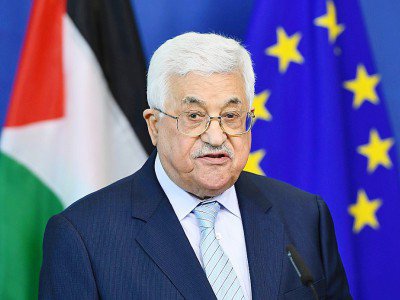 Le président palestinien Mahmoud Abbas, le 27 mars 2017 à Bruxelles - EMMANUEL DUNAND [AFP]
