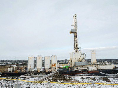 La centrale géothermique de Reykjanes, détenue et opérée par l'électricien islandais HS Orka située sur la Reykjanesskagi, au sud-ouest de l'Islande, le 23 mars 2017 - Halldor KOLBEINS [AFP]