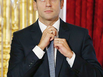 Emmanuel Macron, le 15 septembre 2015 à Paris - PATRICK KOVARIK [AFP/Archives]