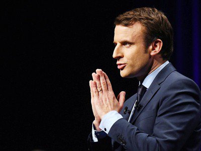 Emmanuel Macron, le 8  février 2017  à Angers - JEAN-FRANCOIS MONIER [AFP/Archives]