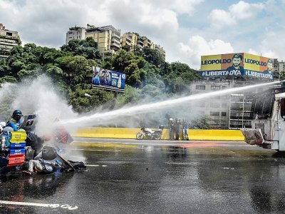 Manifestation à Caracas le 10 mai 2017 - JUAN BARRETO [AFP]