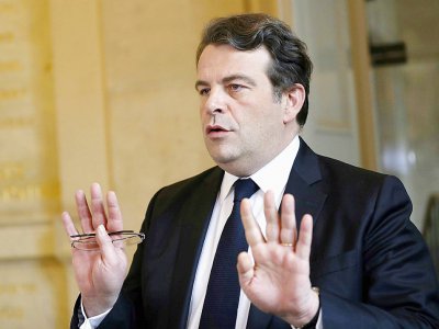 Thierry Solère, député LR des Hauts-de-Seine, à l'Assemblée nationale à Paris, le 14 février 2017 - PATRICK KOVARIK [AFP/Archives]
