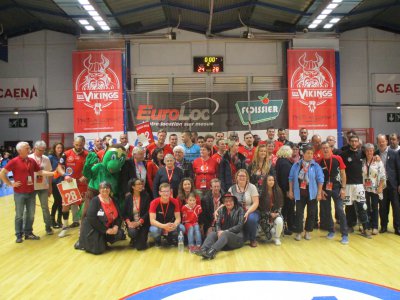Unie, la famille du Caen Handball a vécu sa première saison dans le monde professionnel. - Anthony Derestiat