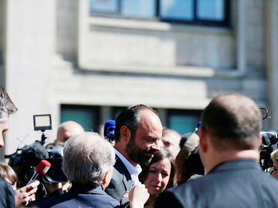 Le Premier ministre Edouard Philippe au Havre, le 20 mai 2017 - CHARLY TRIBALLEAU [AFP]
